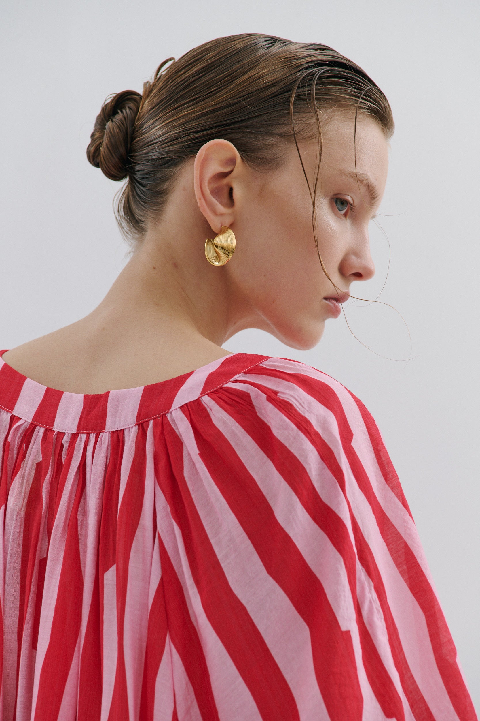 Lily Shirt Dress - Mad Hatters Red Stripe