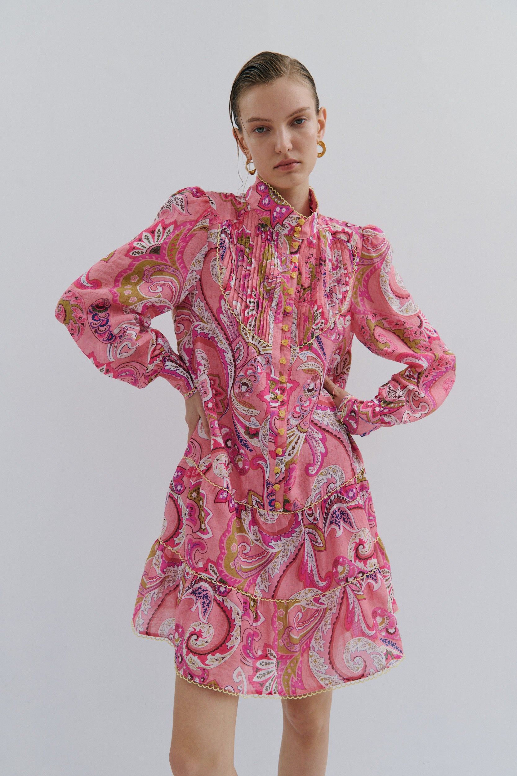 Charlotte Mini Dress Magical Pink Fairytale
