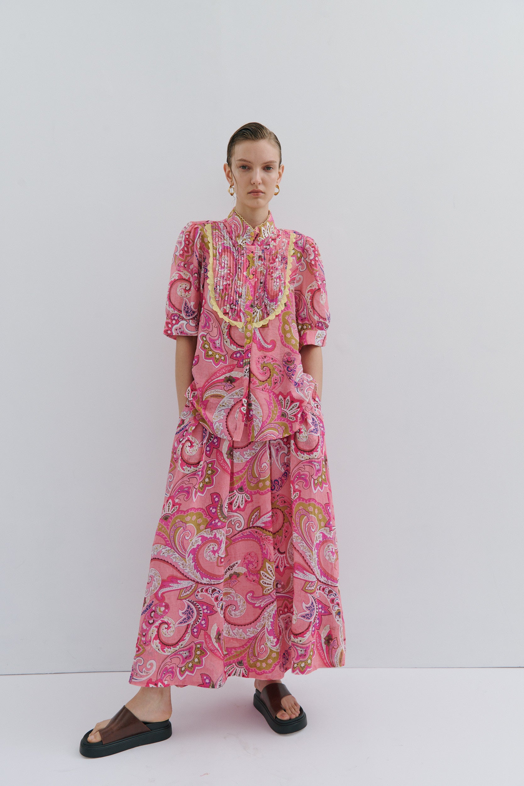 Charlotte Midi Skirt Magical Pink Fairytale