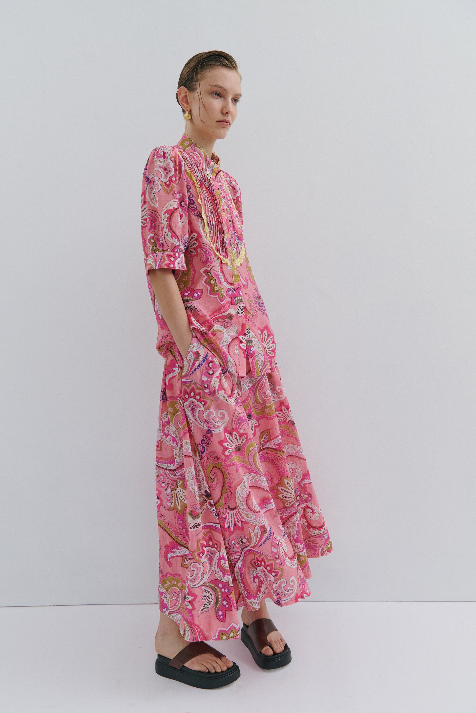 Charlotte Midi Skirt Magical Pink Fairytale