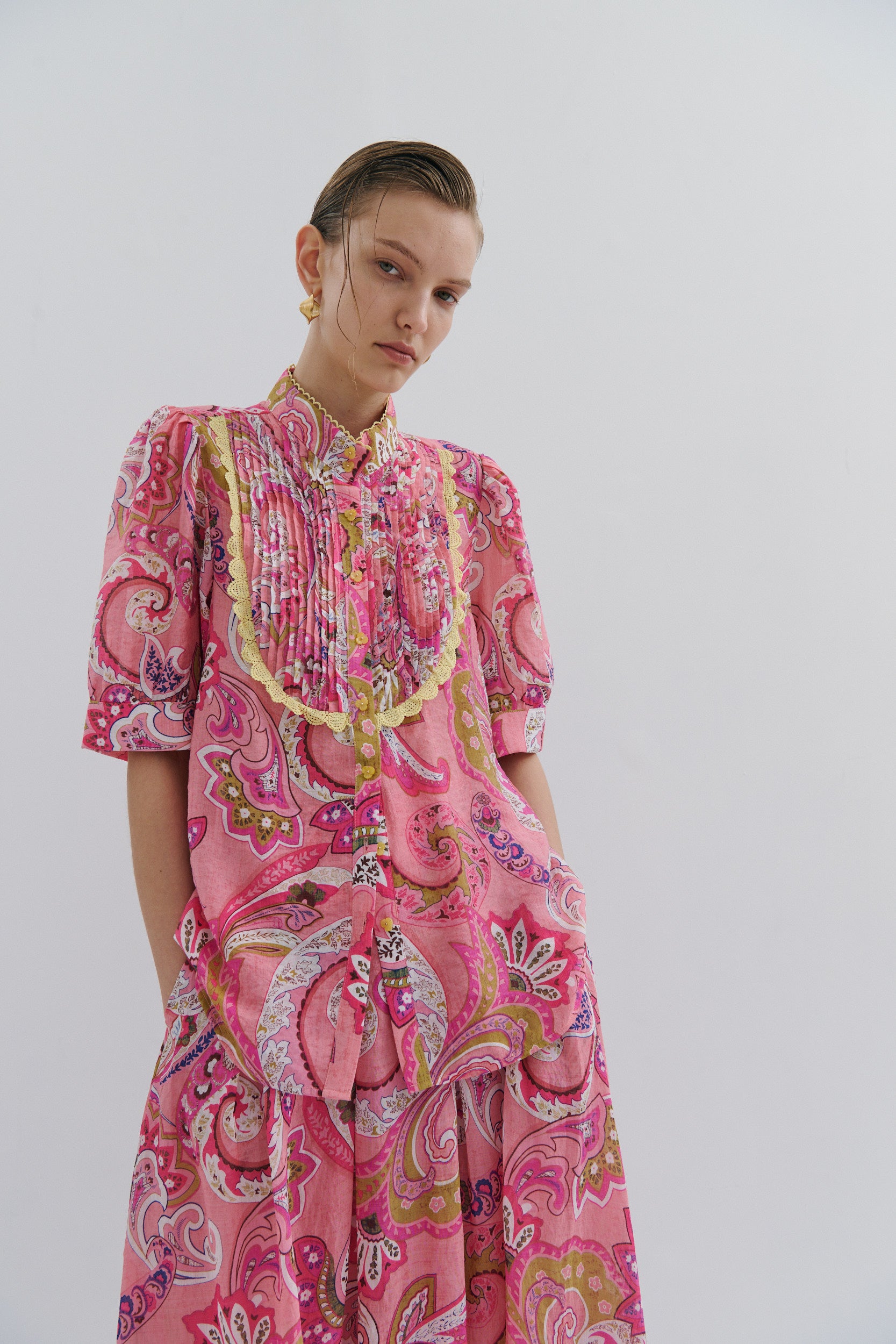 Charlotte Midi Skirt Magical Pink Fairytale