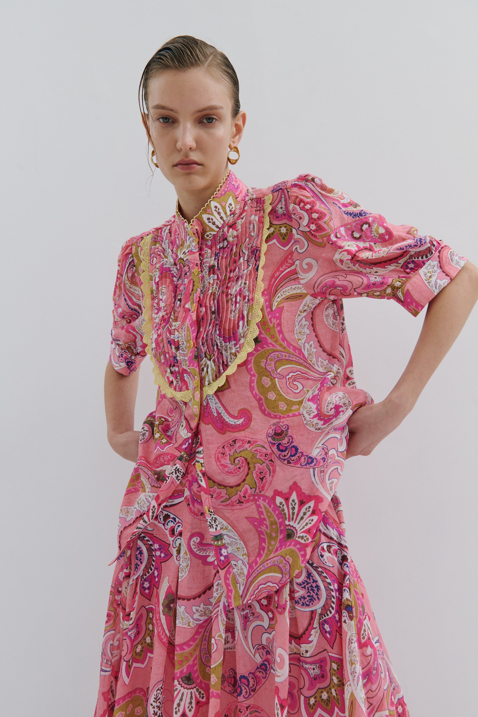 Charlotte Short Sleeve Shirt Magical Pink Fairytale