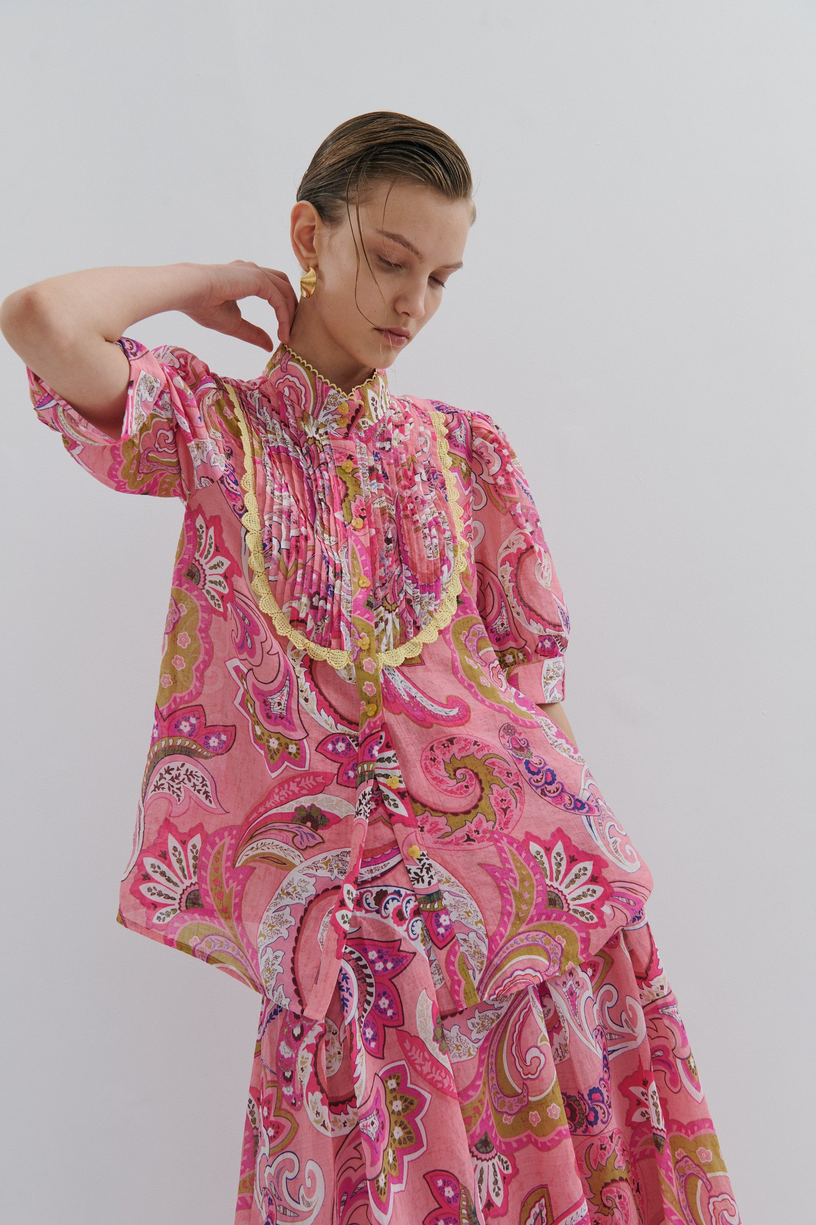 Charlotte Short Sleeve Shirt Magical Pink Fairytale