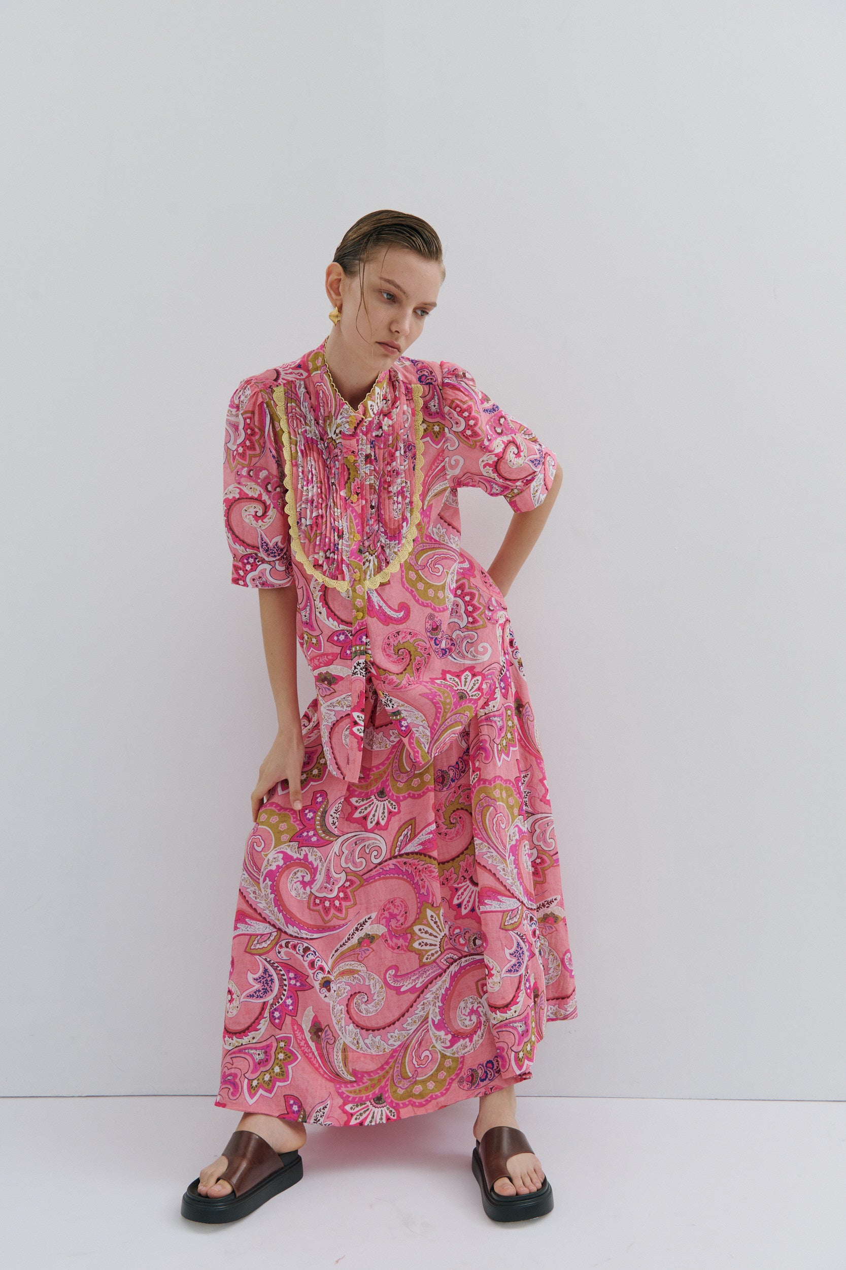 Charlotte Midi Skirt Magical Pink Fairytale