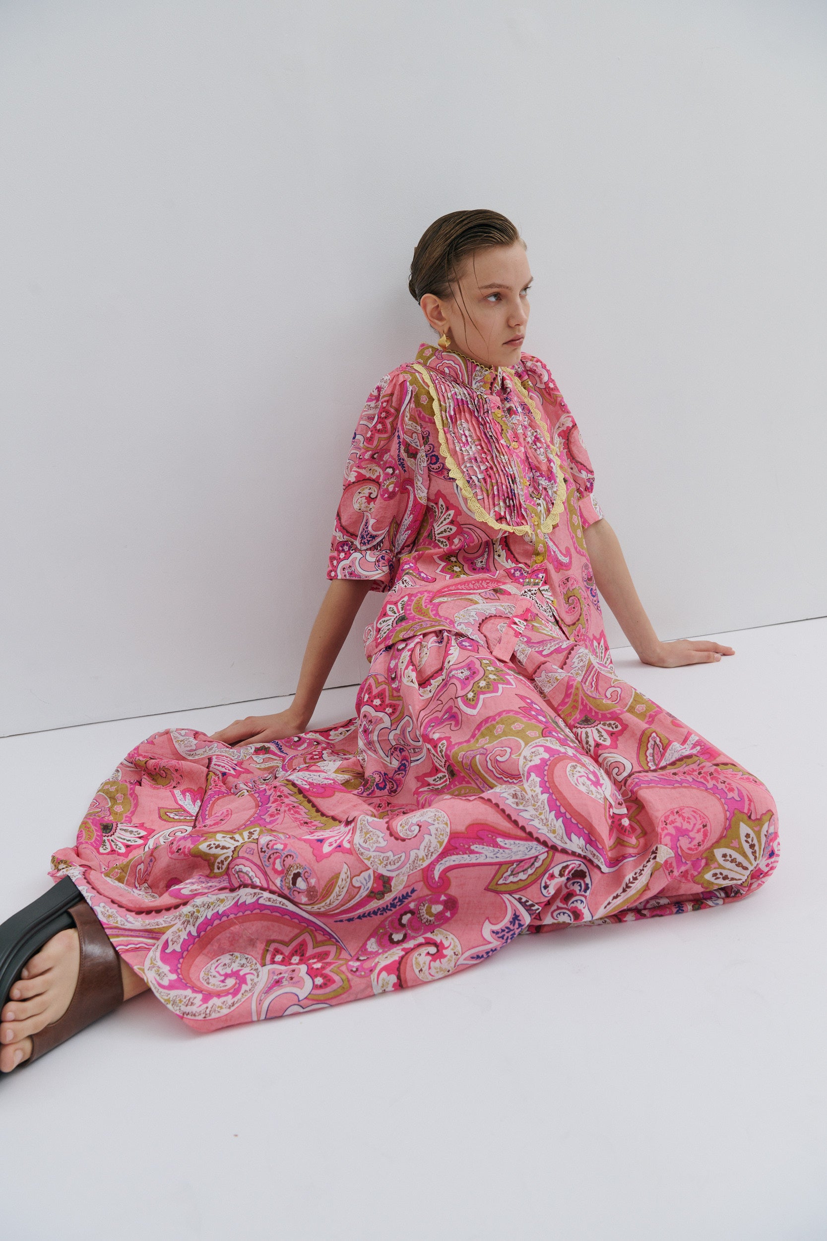 Charlotte Midi Skirt Magical Pink Fairytale
