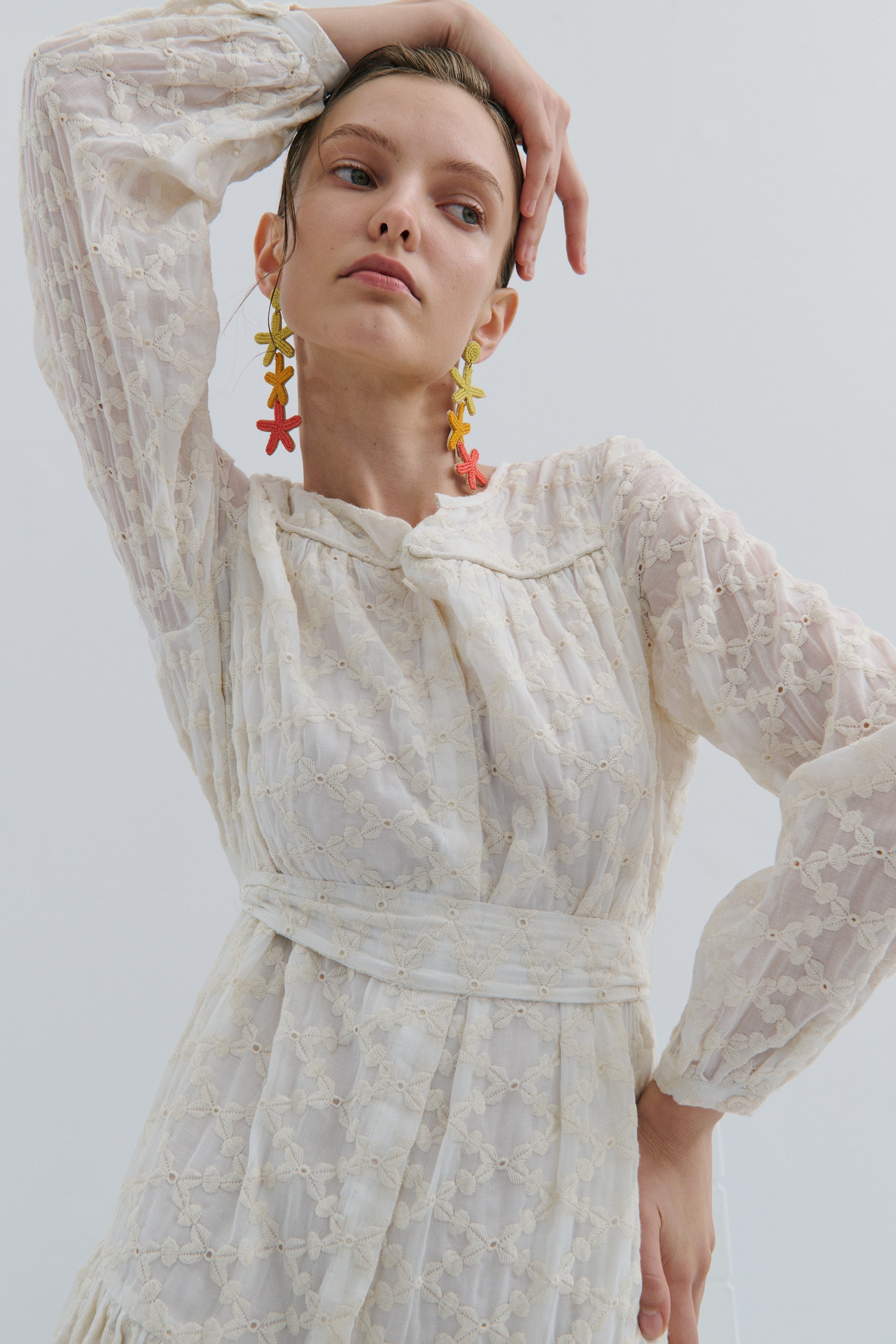 Nina Maxi Dress White Queen