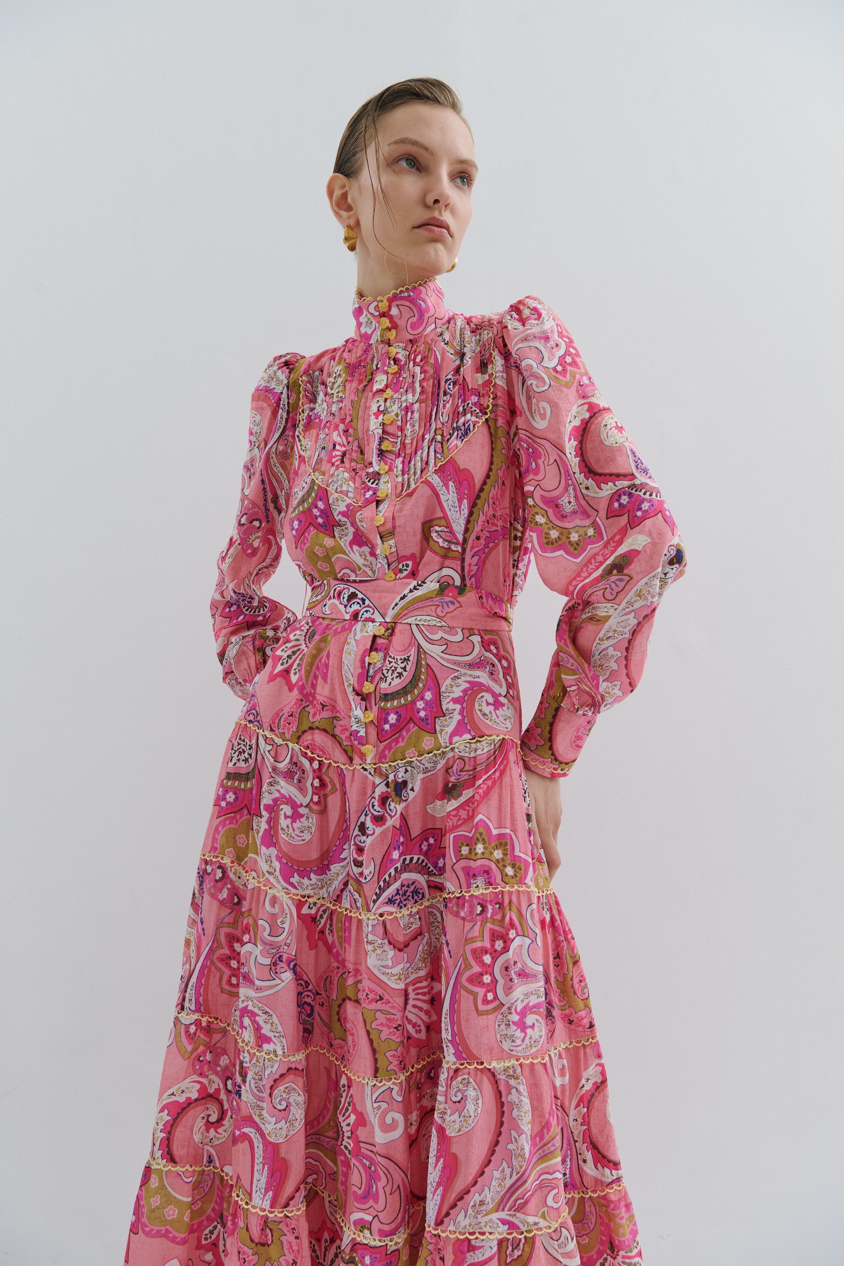 Charlotte Flower Maxi Dress Magical Pink Fairytale